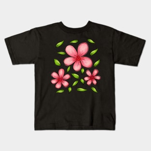 Cherry Blossom Flower Kids T-Shirt